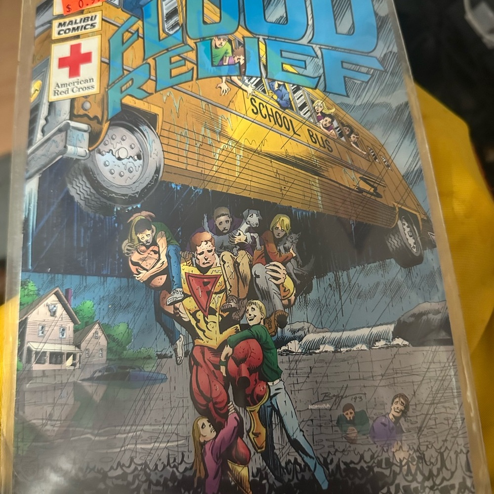 Ultraverse Flood Relief Comic Book American Red Cross Malibu Comics